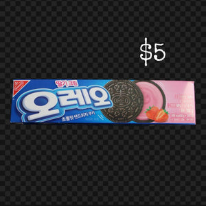 Oreo Strawberry Cream Flavor