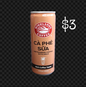 Highlands Vietnamese Coffee with Milk