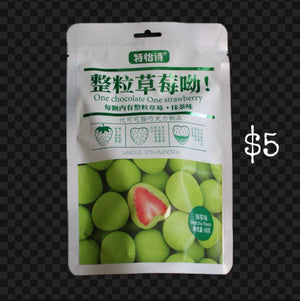 Matcha Strawberry Chocolate Balls